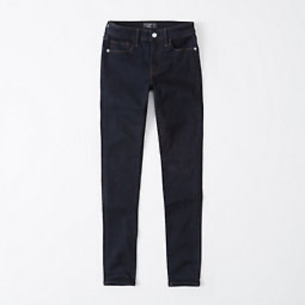 Abercrombie & Fitch Mid Rise Super Skinny